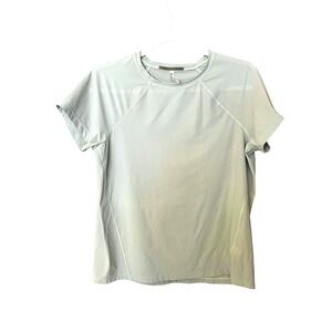 Athleta Ultimate Train Tee Womens Sz. S Lt. Green Short Sleeve Performance Top